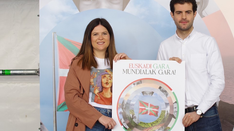 Présentation de l'Aberri Eguna par Maitane Ipiñazar et Javi Ollo, membres de notre direction nationale