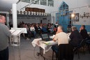 Historiaz betetako gela bat, Aviron Bayonnais-ko presidente ezberdinen argazkiekin