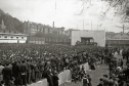 1933an, jendalde aipagarria Atotxa frontoian bildurik, Donostian